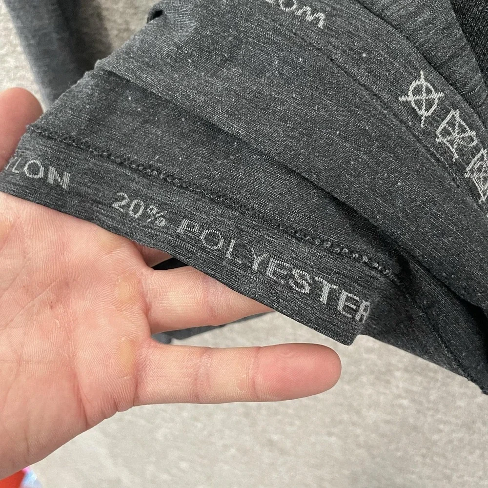 Tracksmith Shirt Womens Small Gray Merino Wool Long Sleeve Raglan Base Layer - Picture 7 of 9
